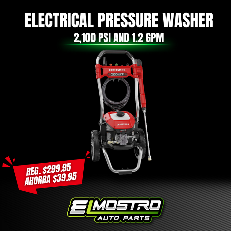 Electrical Pressure Washer Craftsman 2,100 PSI-(máquina presión de agua)