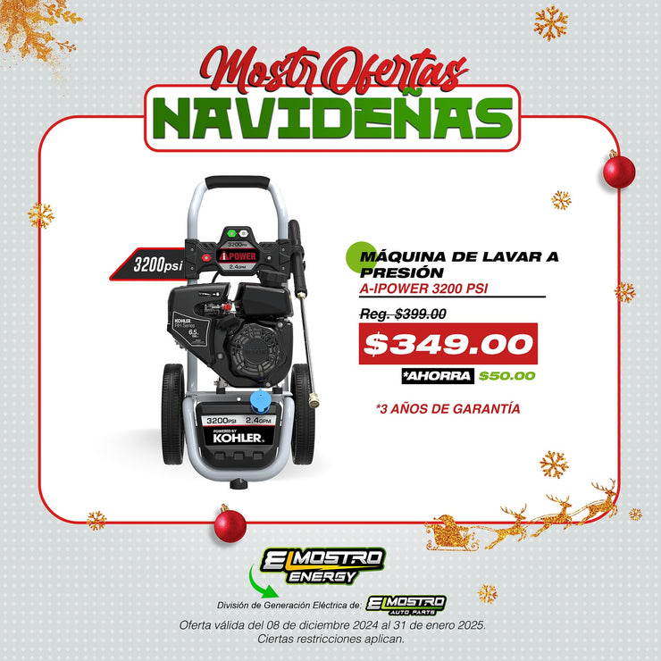 A-IPower 3,200 psi - Máquina de Lavado a Presión