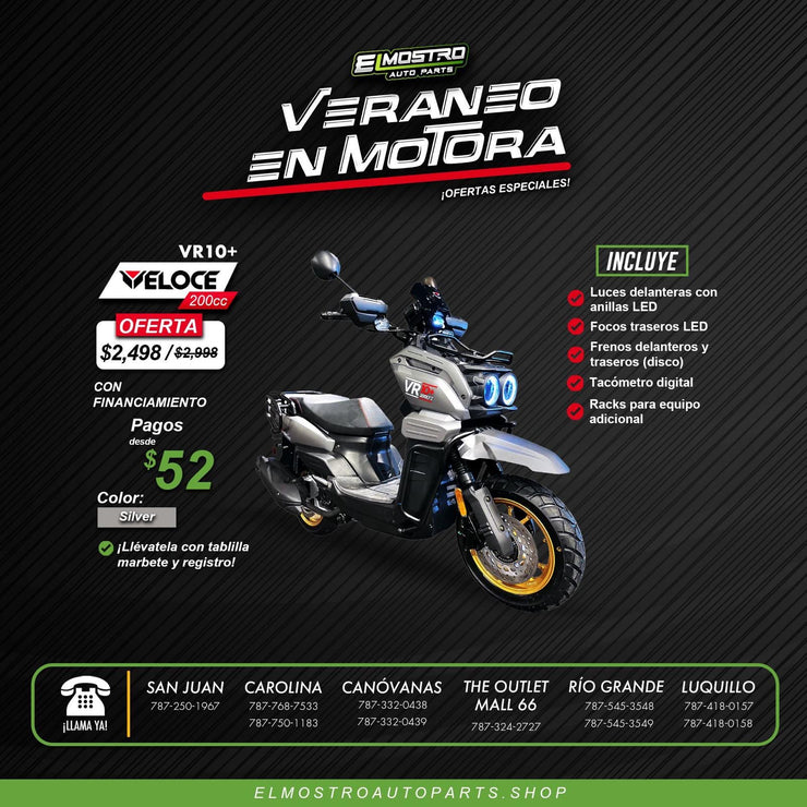 Motora Veloce Vr10-Silver