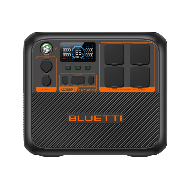 BLUETTI AC200PL | 2304WH / 2400W + PLACA SOLAR DE 200 WATTS | EXPANDABLE POWER STATION