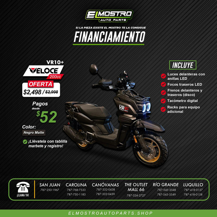 Motora Veloce Vr10-Cemento