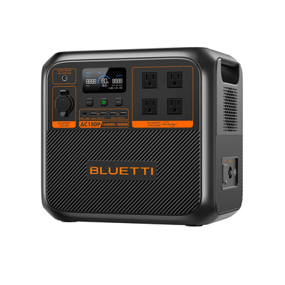 BLUETTI AC180P | 1,800W / 1,440WH + PLACA SOLAR DE 200 WATTS