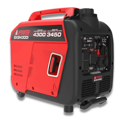 GENERADOR 120V A-IPOWER INVERTER GXS4300I | 4300 WATT / 3,450 RUNNING WATTS | PRENDE POR YOYO