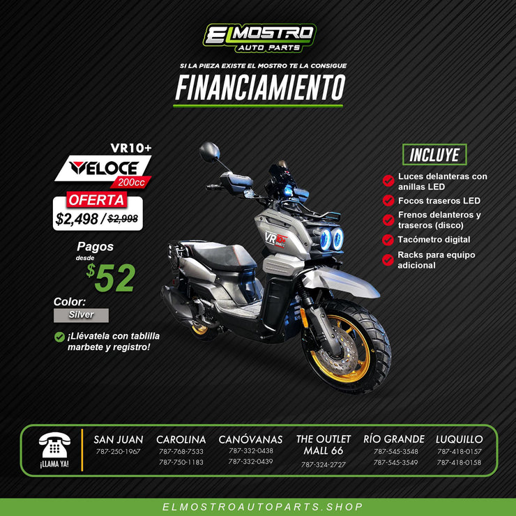 Motora Veloce Vr10-Cemento