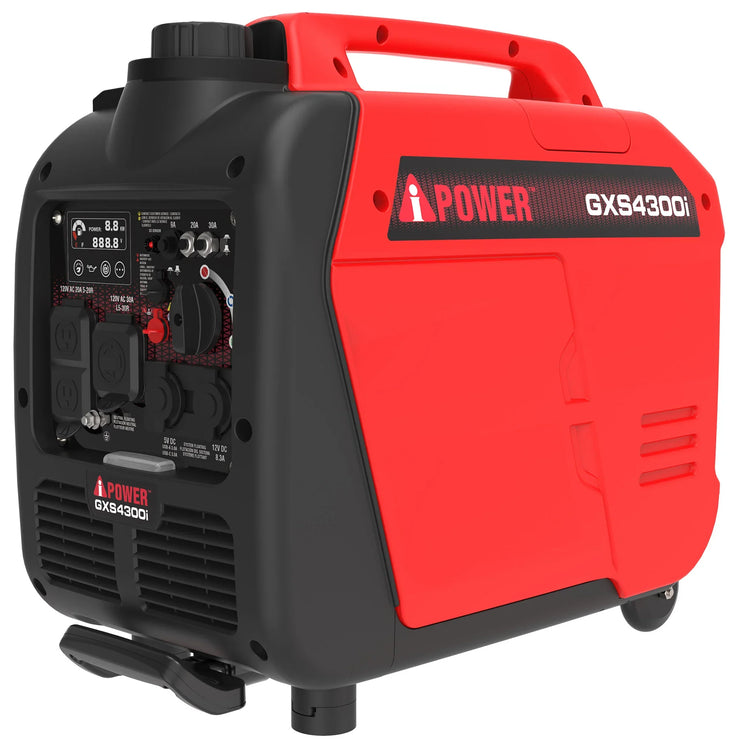 GENERADOR 120V A-IPOWER INVERTER GXS4300I | 4300 WATT / 3,450 RUNNING WATTS | PRENDE POR YOYO