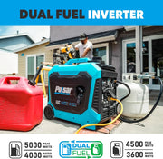 Pulsar PG5000BiSRCO | Inverter | Dual-Fuel | 5000-Watt peak / 4000-Watt Running (gasolina).