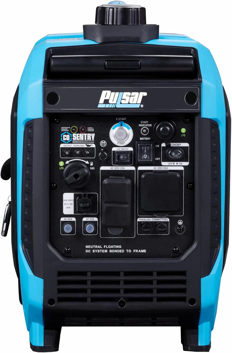 Pulsar PG5000BiSRCO | Inverter | Dual-Fuel | 5000-Watt peak / 4000-Watt Running (gasolina).