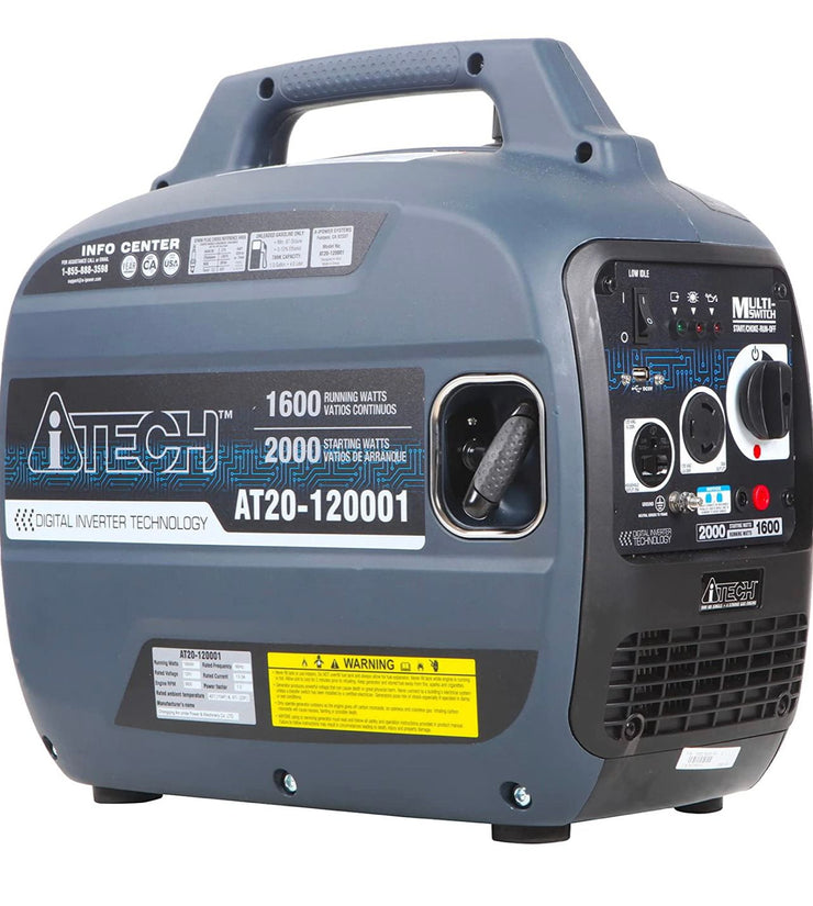 A- iTech Generador Inverter 2,000W